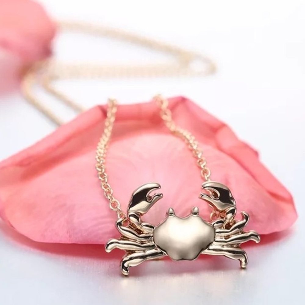 🎉 New Pincher Crab Gold Plated Necklace
